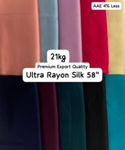 21 Kg Rayon Gazi Silk 58 Width