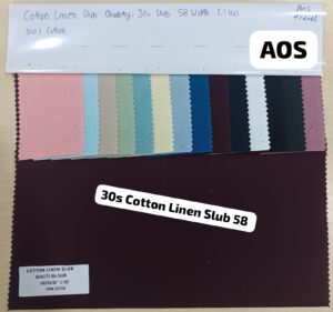 30s Cotton Linen Slub