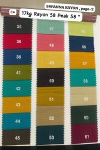 17kg Rayon 58 Peak 58 Width