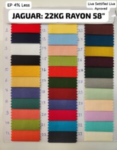 22kg Rayon 72 Peak Liva 58 Width