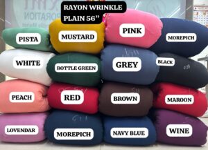 17kg Rayon Wrinkle 58 Peak 58 Width