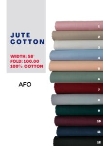 100% Cotton Jute Cotton