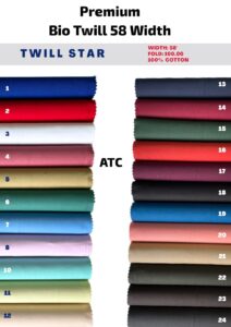 Star Twill Bio Finish 58 Width