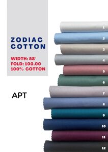 Zodiac Cotton 100% Cotton