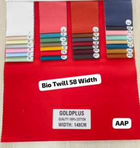 Gold Plus Bio Twill 58 Width
