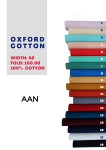 Oxford Cotton 58 Width