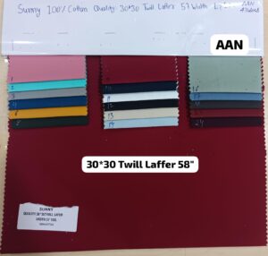 Sunny 100% Cotton 30*30 Twill Laffer