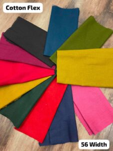 Cotton Flex Dyed 58 Width