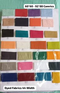 60*60 Cotton Dyed 44 Width