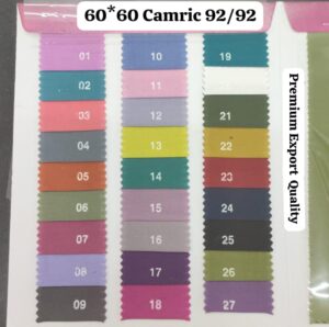 60*60 92/92 Camric Dyed 43 Width