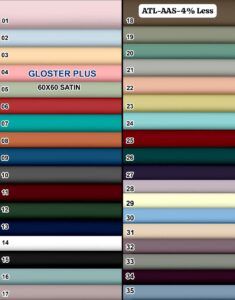 Gloster 60*60 Satin