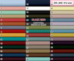 Black Bird 40*40 Twill Bio Finish