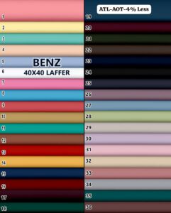 Benz 40*40 Poplin Cotton Laffer Finish