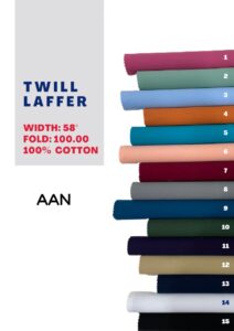 100% Cotton Twill Laffer