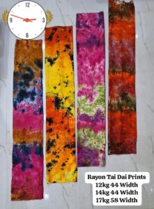 Rayon Tai Dai Prints Export Quality