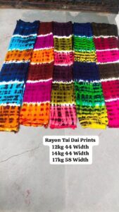 Rayon Tai Dai Prints Export Quality
