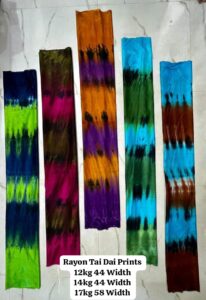 Rayon Tai Dai Prints Export Quality