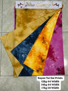 Rayon Tai Dai Prints Export Quality