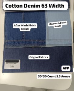 Cotton Denim Mill Dyed Fabrics