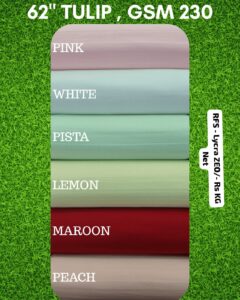 Tulip 230 Gsm Lycra