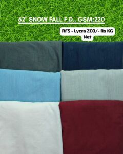 Snofall FD 220 Gsm Lycra