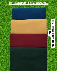 Slooper Plain 260 Gsm Lycra