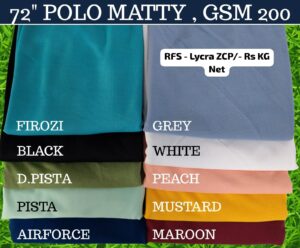 Polo Matty kg 200 Gsm Lycra