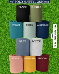 Polo Matty kg 200 Gsm Lycra