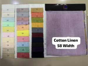 Cotton Linen Slub Dyed Fabrics