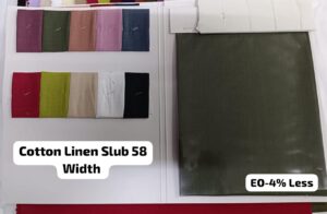 Cotton Linen Slub 58 Burkha Abaya Hijab Fabrics