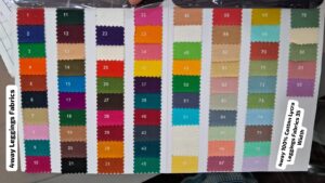 4Way 100% Cotton Lycra Leggings Fabrics