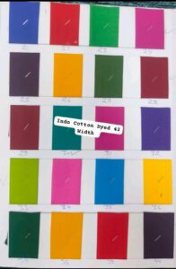 Indo Cotton Dyed 43 Wdth