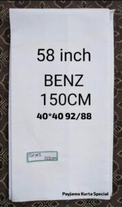 40*40 Cotton Dyed 58 Width