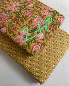 100% Cotton Procian Ktha Dori Work Prints